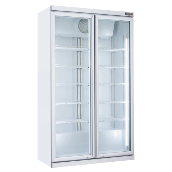 Βιτρίνα συντήρησης DC 1050 με πλήρη γυάλινη μπροστινή όψη 1050lt