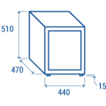 Ψυγείο αναψυκτικών DC 55B 55lt