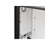 BACK BAR QBG 300 με τρεις γυάλινες ανοιγόμενες πόρτες