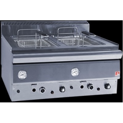 Φριτέζα αερίου επιτραπέζια 8+8 lt 80x70x34 εκ PN-270 FR