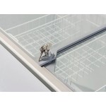 Οριζόντιος καταψύκτης CFG 408 με συρόμενα γυάλινα καπάκια 400lt