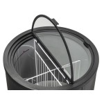 Καταψύκτης HN 80 με γυάλινο καπάκι 80lt