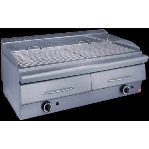 Γκριλ-σχάρα αερίου διπλή επιτραπέζια ΣΕΙΡΑ 55 110x53x34 εκ PN-GS 255