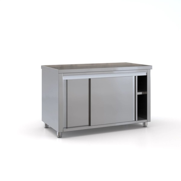 Θερμοερμάριο επαγγελματικό ανοξείδωτο με συρόμενες πόρτες 140X70X87 εκ ID-ER.TH140