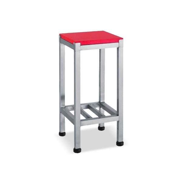 Πάγκος κοπής Inox με πλάκα πολυαιθυλενίου 40Χ40Χ85 εκ BM-KP40