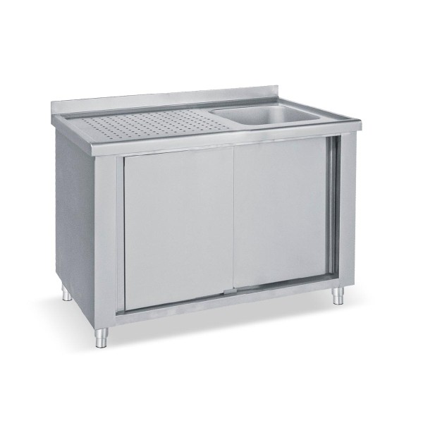 Λάντζα κλειστή με 1 γούρνα 70Χ70Χ85 εκ BM-LK170