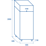 Θάλαμος συντήρησης MR 7 - GN2/1