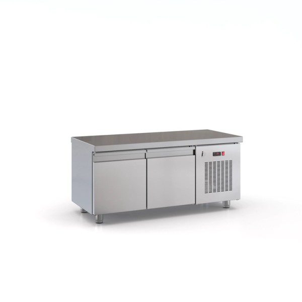 Ψυγείο πάγκος συντήρηση με 2 πόρτες 130X70X63. εκ ID-PSM13070SN (ΧΑΜΗΛΟ)