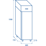 Θάλαμος κατάψυξης QN 3 - GN 1/1
