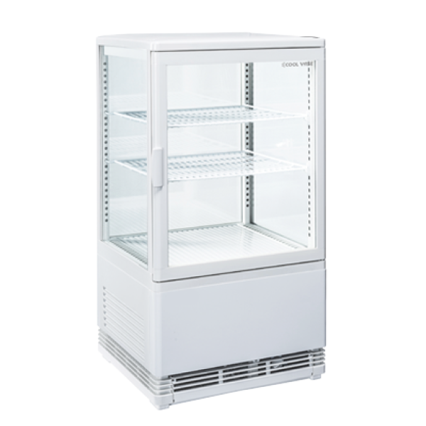 Βιτρίνα ψυχόμενη τεσσάρων όψεων CH-RC 58W - 58lt (Λευκή) - 58lt (Λευκή)