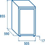Ψυγείο αναψυκτικών RCF 145 115lt