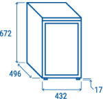 Ψυγείο ποτών RCF 60 60lt