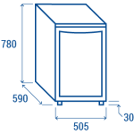 Ψυγείο κρασιού RCS 85B 85lt
