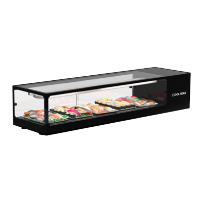 Βιτρίνα sushi RS 60SQ 132X38X30