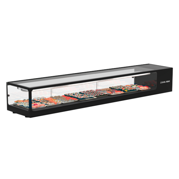 Βιτρίνα sushi RS 80SQ 168X38X30