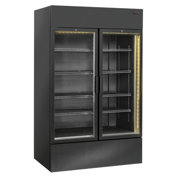 Βιτρίνα συντήρησης TKG 1000CB με πλήρη γυάλινη μπροστινή όψη και μετώπη 1050lt