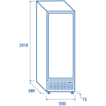 Ψυγείο αναψυκτικών TKG 420 250 λίτρων