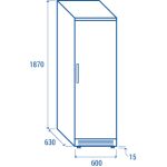 Καταψύκτης TN 390 - 350lt