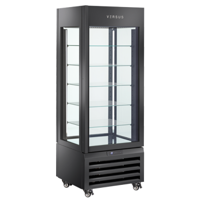 Βιτρίνα ζαχαροπλαστικής VFP 404B κατάψυξη 440lt (μαύρο χρώμα)