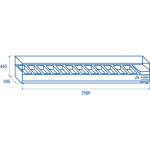Ψυγείο σαλατών VRX 25/38 (Λεκανάκια GN 1/3)