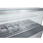 Ψυγείο σαλατών συντήρηση με 2 πόρτες για 9 GN 1/4 110X70X130 εκ BM-SM110