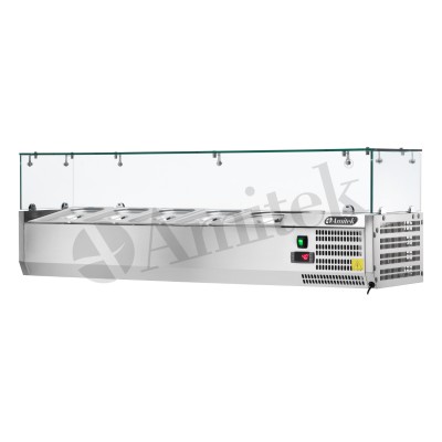Ψυχόμενη βιτρίνα σαλατών AK14438