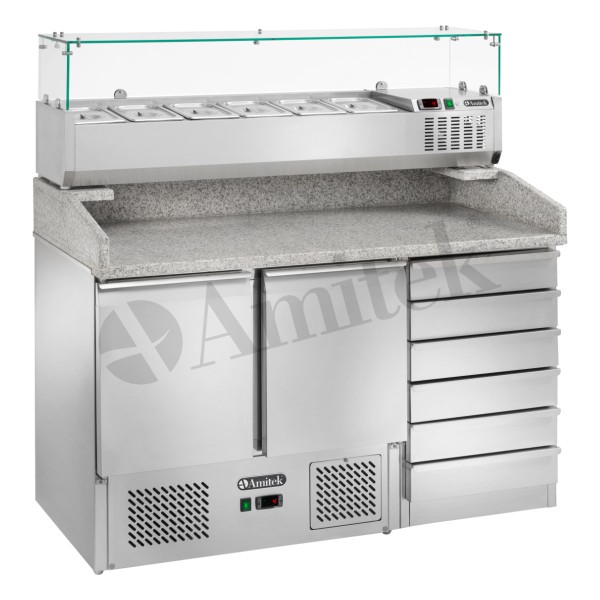 Ψυγείο Σαλατών GN1/1 για πίτσα AK903PD