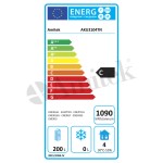 Αεριζόμενος ψυχόμενος πάγκος GN1/1 h=650 AKU3104TN