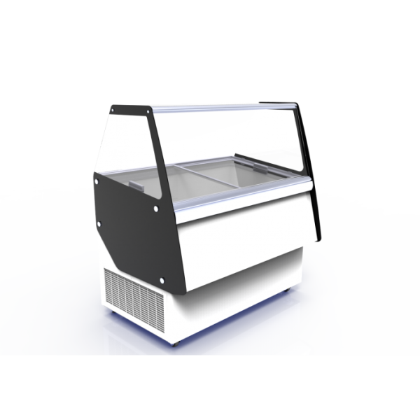 Premium βιτρίνα χύμα παγωτού 119,4X84,2X128,5 εκ CRL-ATHENA 9