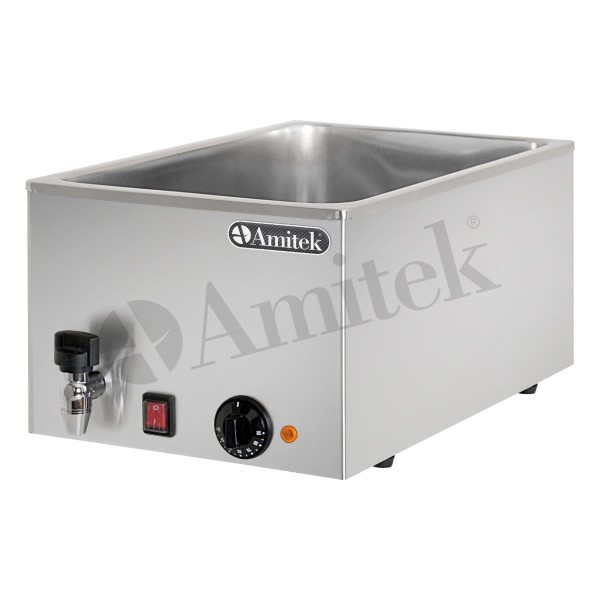 Bain Marie GN1/1 με Βρυσάκι 1000Watt BM116R italy