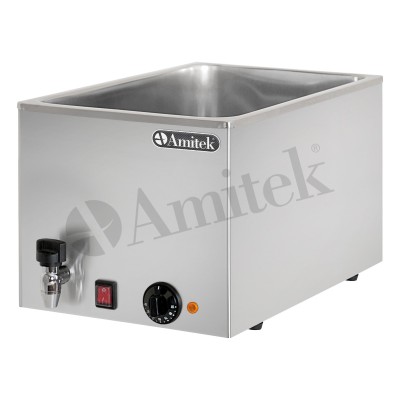 Bain Marie GN1/1 με Βρυσάκι 1000Watt BM121R italy