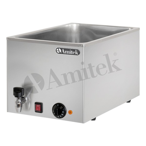 Bain Marie GN1/1 με Βρυσάκι 1000Watt BM121R italy