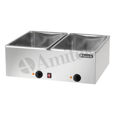 Bain Marie GN1/1 1000 + 1000Watt ΒΜ216 italy