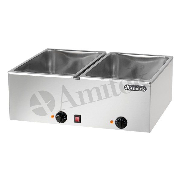 Bain Marie GN1/1 1000 + 1000Watt ΒΜ216 italy