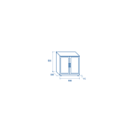 BACK BAR BBA 218 με 2 ανοιγόμενες ανοξείδωτες πόρτες