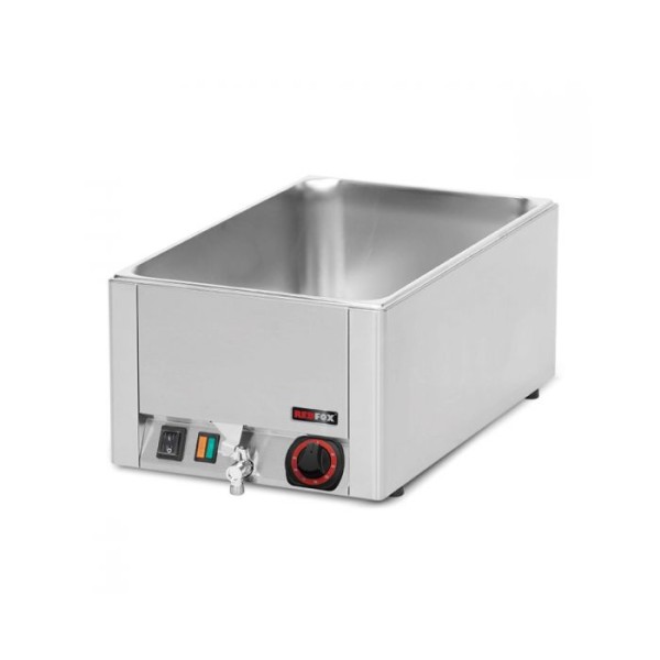 Bain Marie μονό για GN 1/1 με βρυσάκι απορρόης BMV 1115
