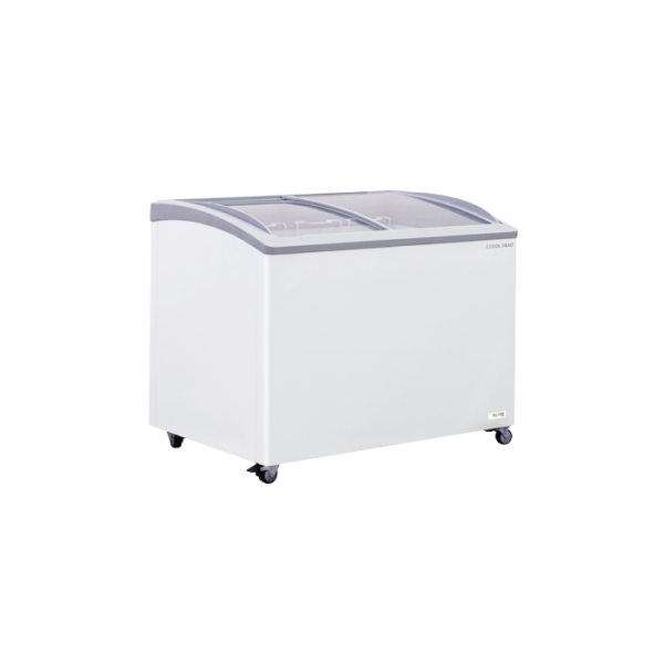 Οριζόντιος καταψύκτης CG 309A με συρόμενα γυάλινα καπάκια 300lt