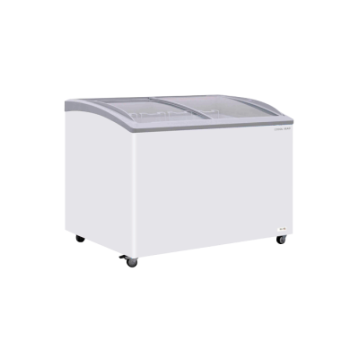 Οριζόντιος καταψύκτης CG 409A με συρόμενα γυάλινα καπάκια 400lt