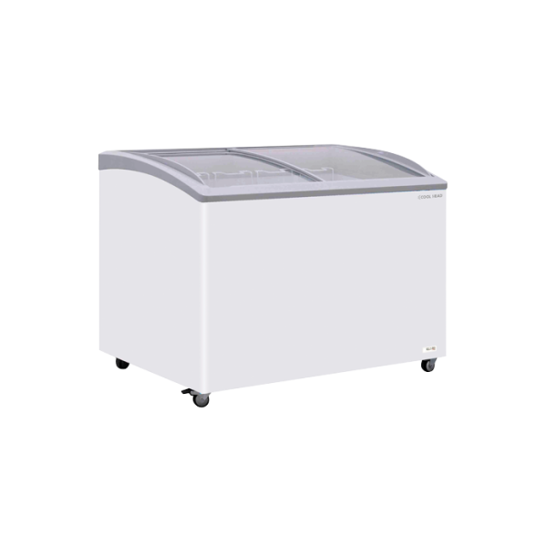 Οριζόντιος καταψύκτης CG 409A με συρόμενα γυάλινα καπάκια 400lt