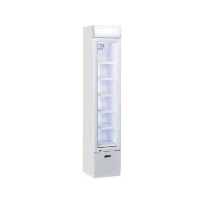 Ψυγείο αναψυκτικών DC 105C slim με διαφημιστική μετώπη 105lt