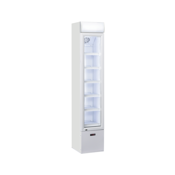 Ψυγείο αναψυκτικών DC 105C slim με διαφημιστική μετώπη 105lt