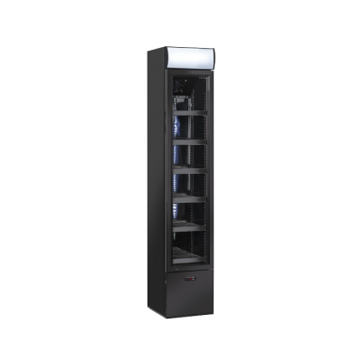 Ψυγείο αναψυκτικών DC 105CB slim με διαφημιστική μετώπη 105lt