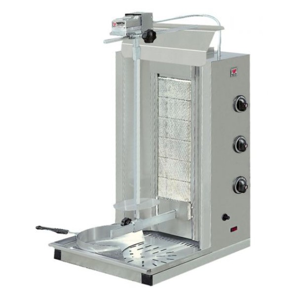 Γυριέρα Αερίου για 35-45 κιλά γύρο 48X50X94CM NR-DG103