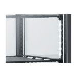 Βιτρίνα επιτραπέζια τεσσάρων όψεων 58lt (Μαύρη) CH- RC 58B