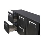 BACK BAR QBG 400 με 4 γυάλινες ανοιγόμενες πόρτες