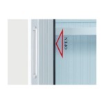 Ψυγείο αναψυκτικών slim TKG 288C με διαφημιστική μετώπη 180lt