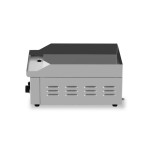 Dynamic EG-360D Ηλεκτρικό πλατώ χρωμίου με λεία επιφάνεια ICS-300.0606