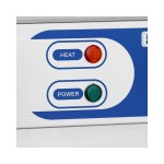 Dynamic EG-818D-2 Ηλεκτρικό πλατώ χρωμίου με μισή επιφάνεια λεία και μισή ραβδωτή ICS-300.0605