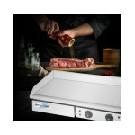 Dynamic EG-820D Ηλεκτρικό πλατώ χρωμίου με λεία επιφάνεια ICS-300.0607