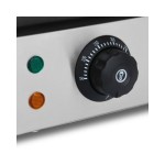 Dynamic EG-820D-2 Ηλεκτρικό πλατώ χρωμίου με μισή επιφάνεια λεία και μισή ραβδωτή ICS-300.0608